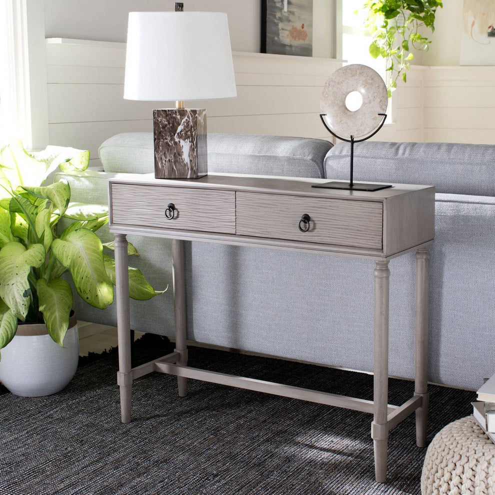 Safavieh Aliyah 2Drw Console Table | Console Tables | Modishstore - 6