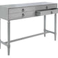 Safavieh Aliyah 4Drw Console Table - Distressed Gray | Console Tables | Modishstore - 3