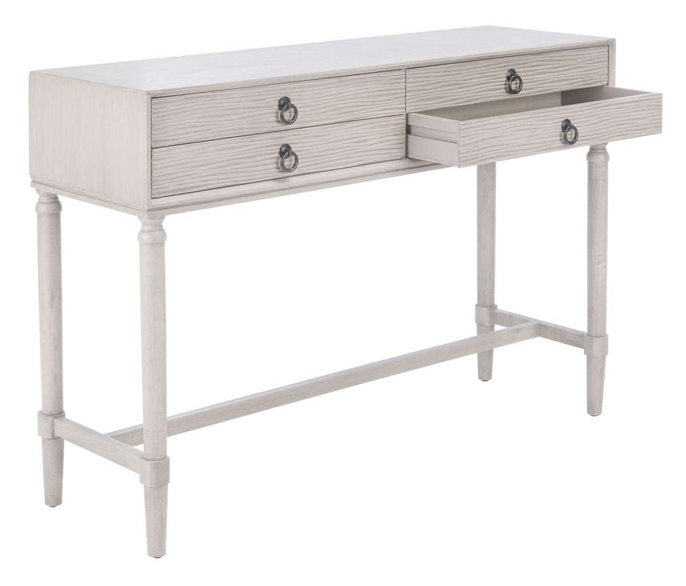 Safavieh Aliyah 4Drw Console Table - Greige | Console Tables | Modishstore - 3
