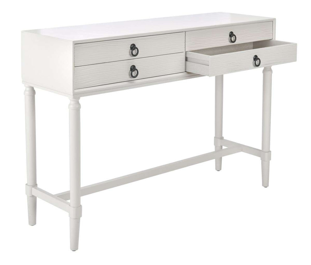Safavieh Aliyah 4Drw Console Table - White | Console Tables | Modishstore - 3
