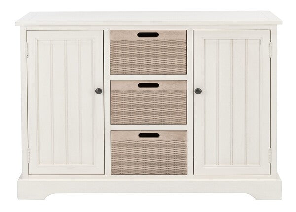 Safavieh Landers 2Dr & 3 Removable Baskets | Console Tables | Modishstore - 1