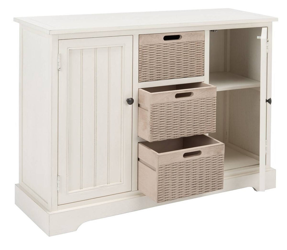 Safavieh Landers 2Dr & 3 Removable Baskets | Console Tables | Modishstore - 4