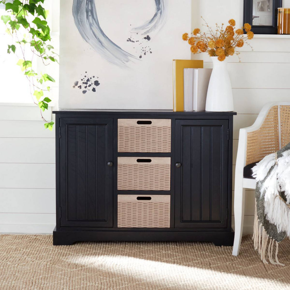Safavieh Landers 2Dr & 3 Removable Baskets | Console Tables | Modishstore - 5