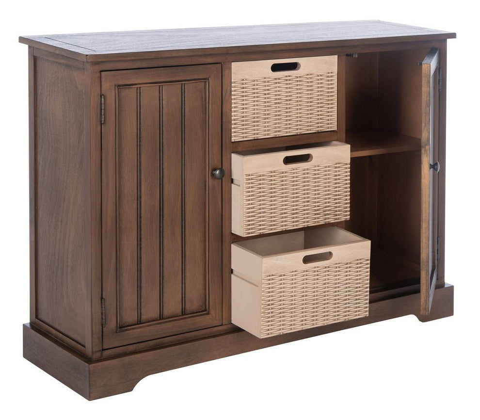 Safavieh Landers 2Dr & 3 Removable Baskets | Console Tables | Modishstore - 9