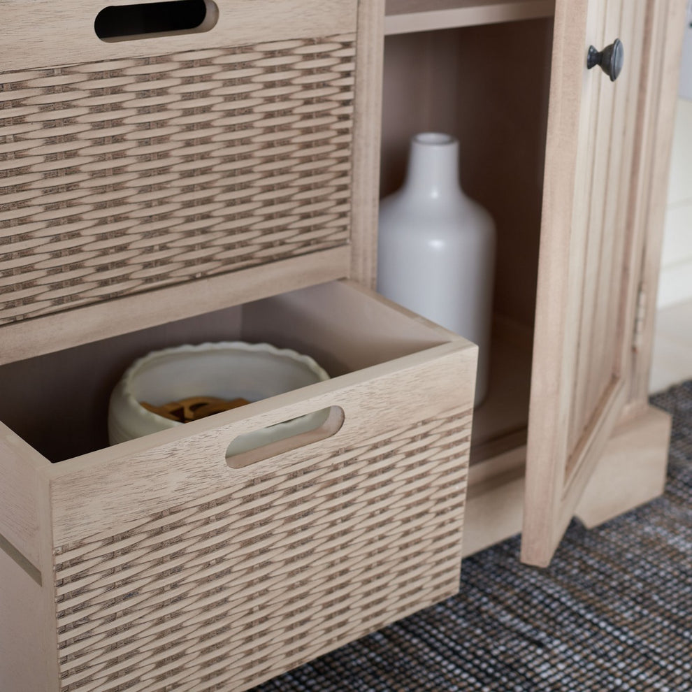 Safavieh Landers 2Dr & 3 Removable Baskets | Console Tables | Modishstore - 15