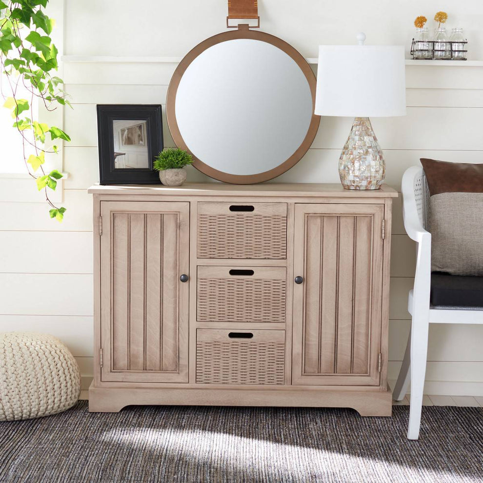 Safavieh Landers 2Dr & 3 Removable Baskets | Console Tables | Modishstore - 14
