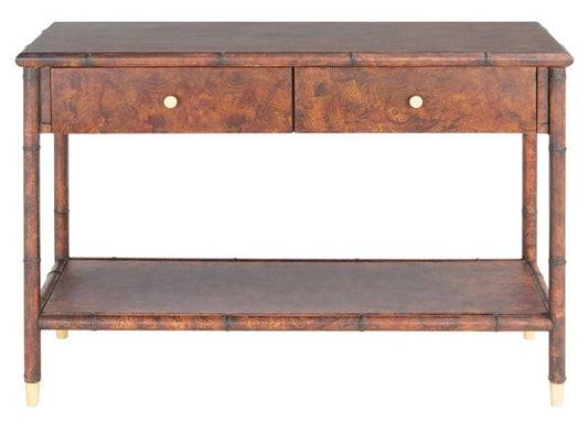 Safavieh Tudor 2 Drawer 1 Shelf Console Table | Console Tables |  Modishstore 