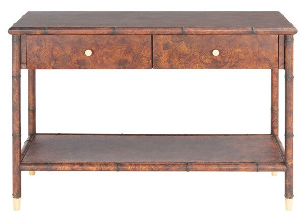 Safavieh Tudor 2 Drawer 1 Shelf Console Table | Console Tables | Modishstore - 1
