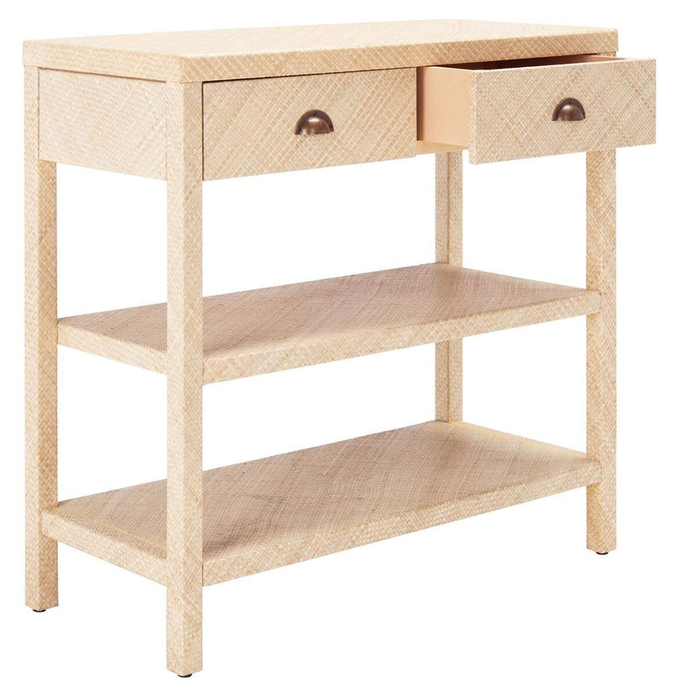 Safavieh Apis Raffia Console Table - Light Natural | Console Tables | Modishstore - 2