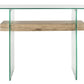 Safavieh Kayley Rectangular Modern Glass Console Table | Console Tables | Modishstore - 1