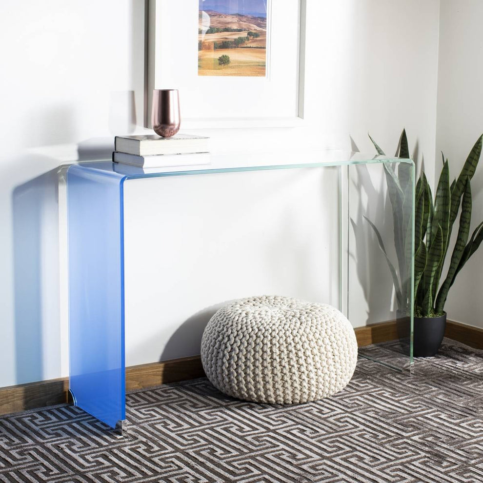 Safavieh Crysta Ombre Glass Console Table | Console Tables | Modishstore - 2