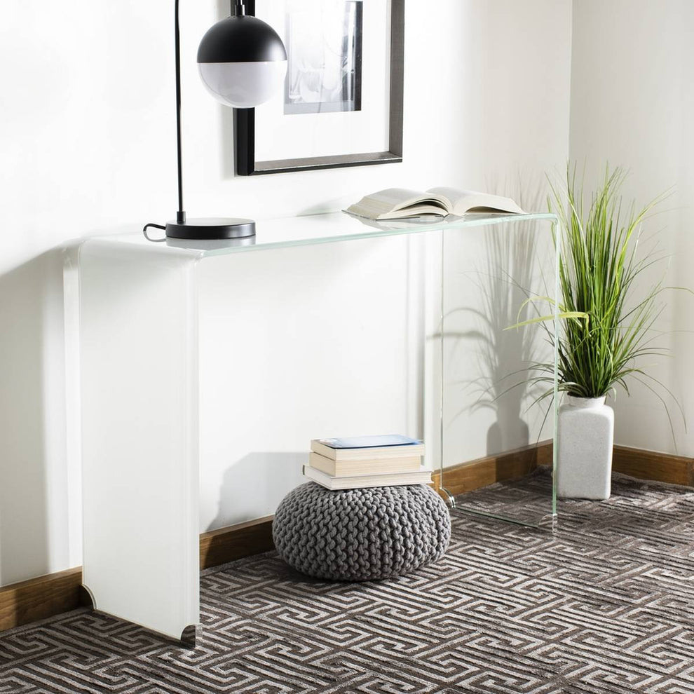Safavieh Crysta Ombre Glass Console Table | Console Tables | Modishstore - 6