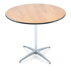 Cocktail table - 36'' round w/30'' and 42'' poles By Atlas