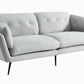 Divani Casa Cody - Modern Grey Fabric Sofa | Modishstore | Sofas