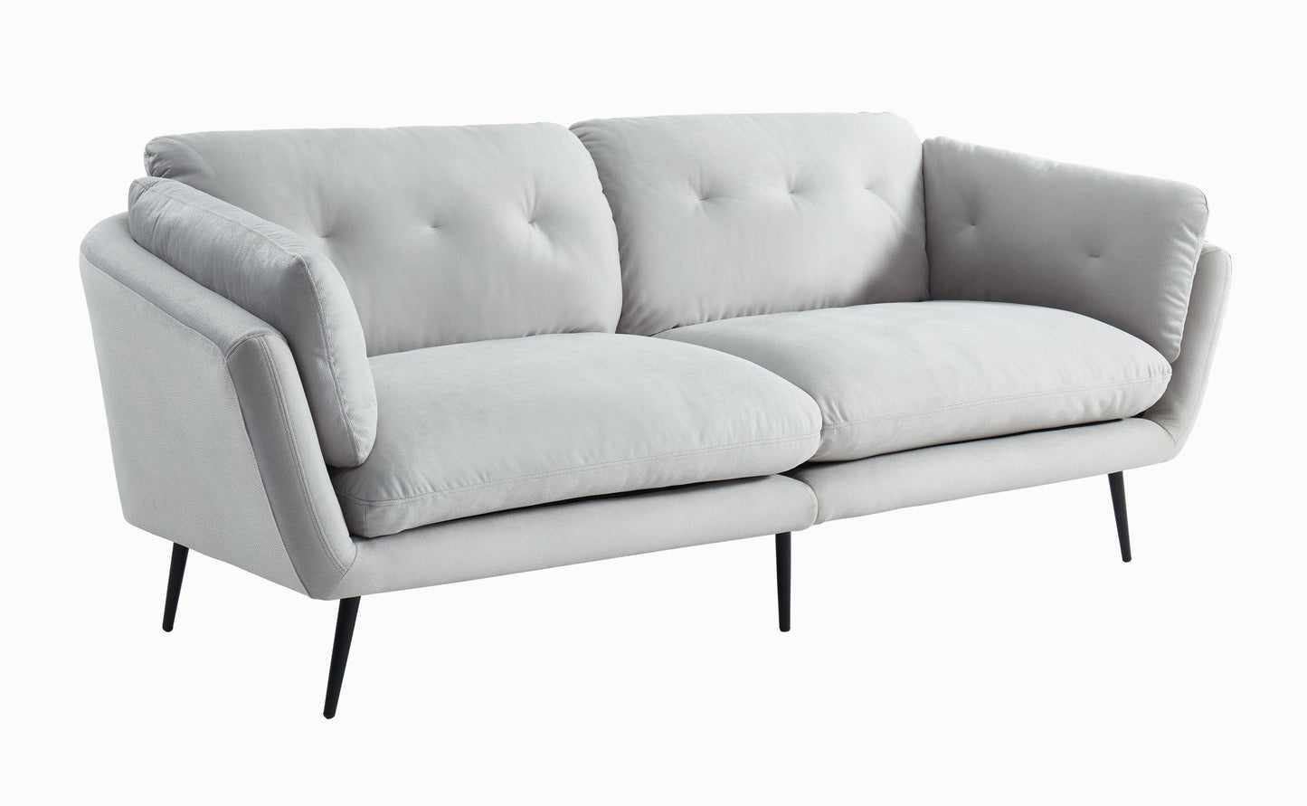 Divani Casa Cody - Modern Grey Fabric Sofa | Modishstore | Sofas