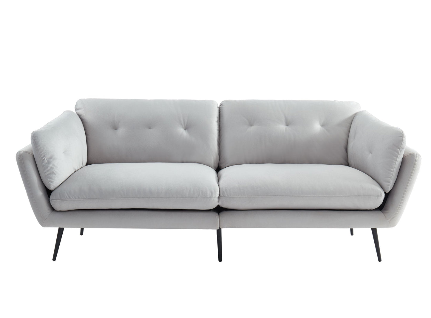 Divani Casa Cody - Modern Grey Fabric Sofa-2