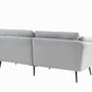 Divani Casa Cody - Modern Grey Fabric Sofa-4