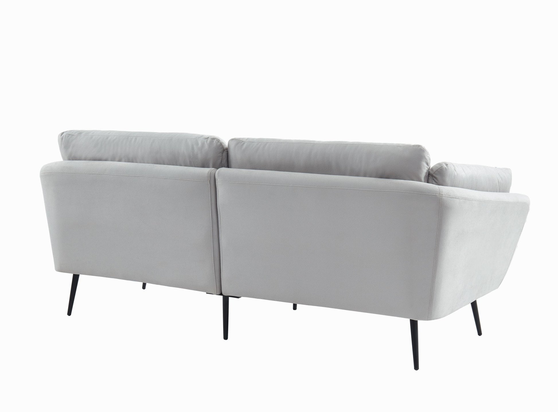 Divani Casa Cody - Modern Grey Fabric Sofa-4