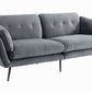 Divani Casa Cody - Modern Dark Grey Fabric Sofa | Modishstore | Sofas