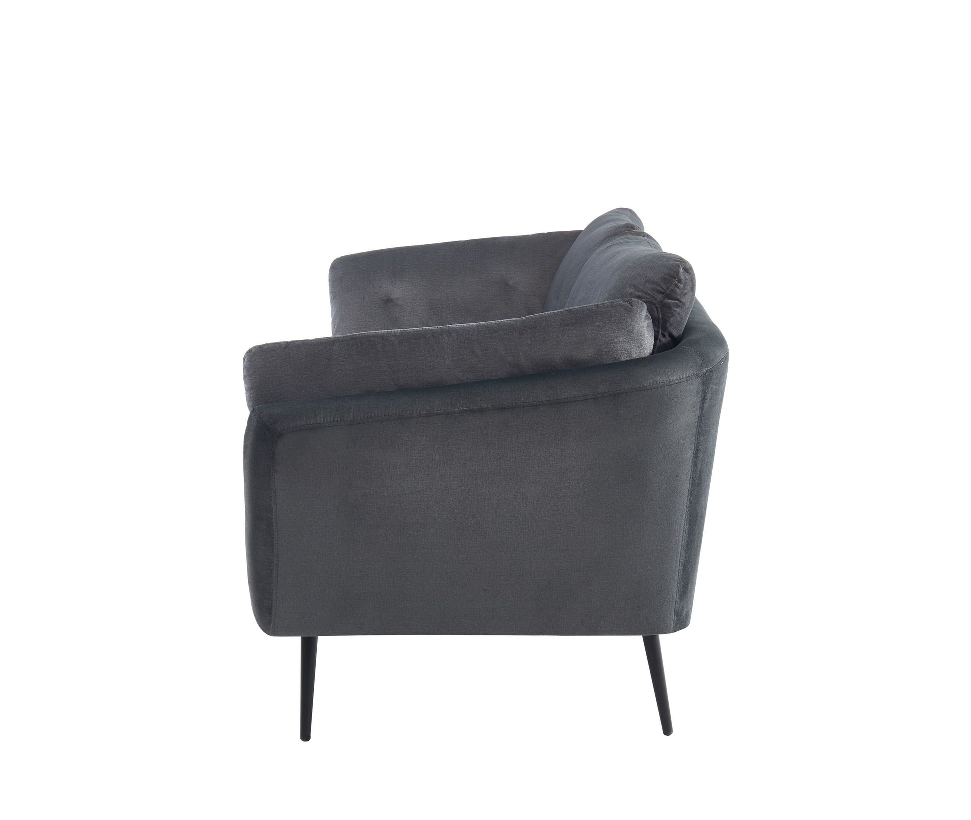 Divani Casa Cody - Modern Dark Grey Fabric Sofa-4