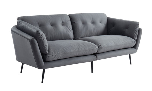 Divani Casa Cody - Modern Grey Fabric Sofa | Sofas |   Modishstore 