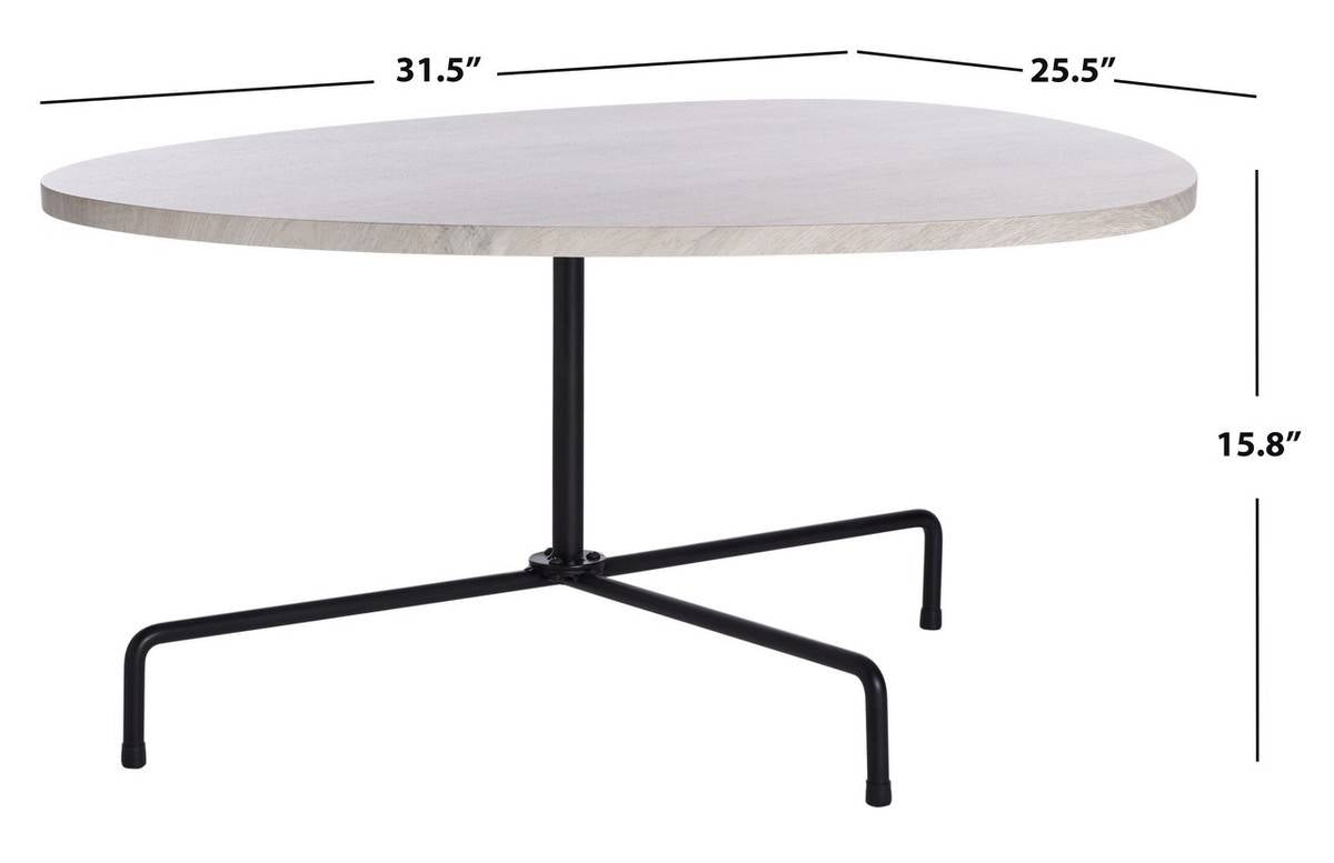 Safavieh Berlin Tripod Coffee Table | Coffee Tables | Modishstore - 4