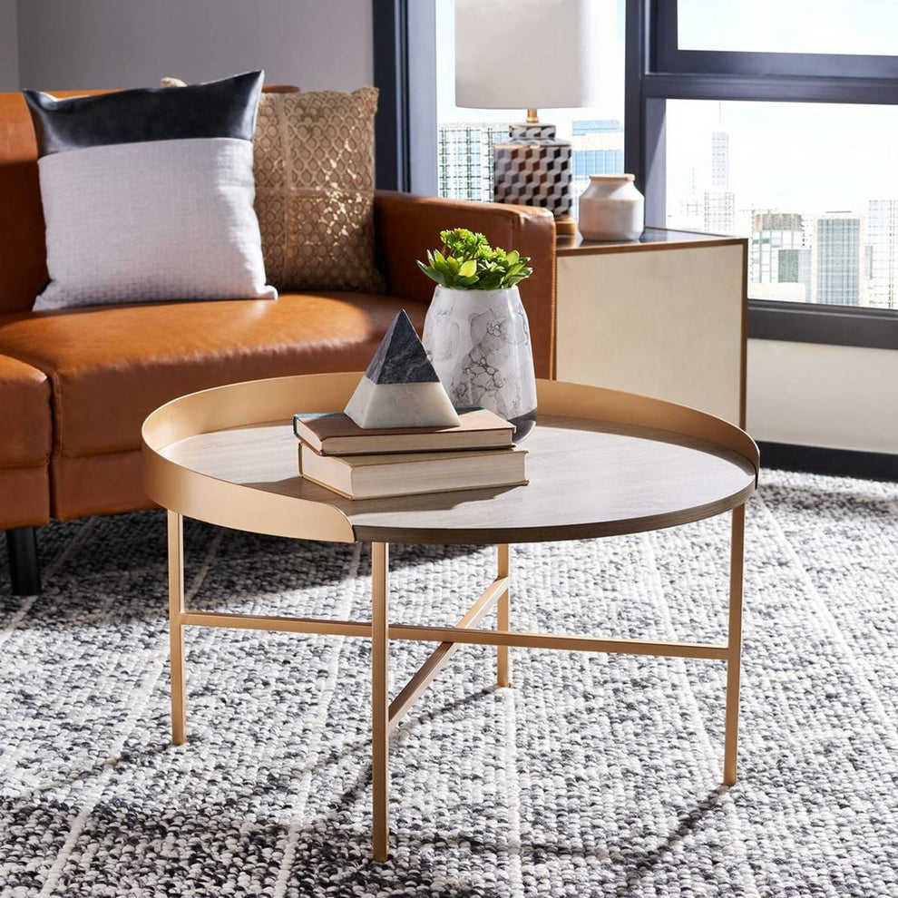 Safavieh Prague Round Coffee Table | Coffee Tables | Modishstore - 2