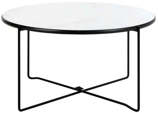 Safavieh Wrena Round Coffee Table - White | Coffee Tables | Modishstore