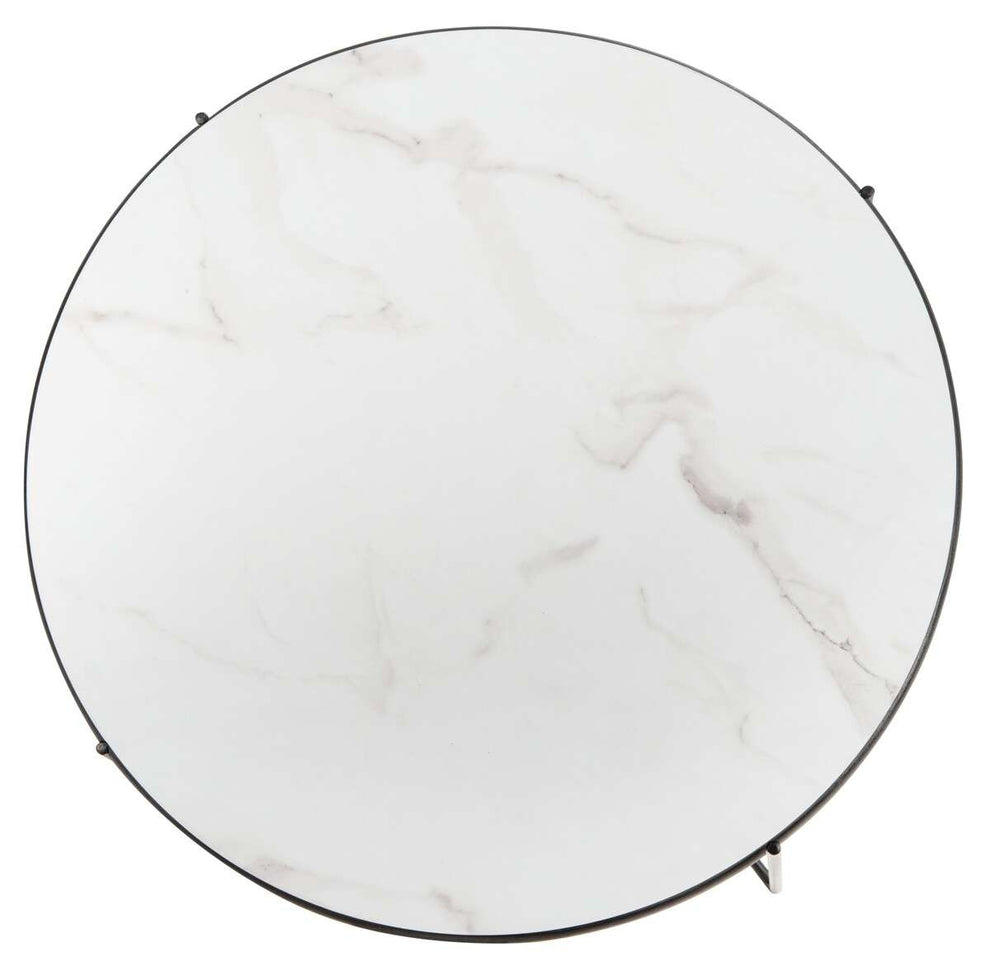 Safavieh Wrena Round Coffee Table - White | Coffee Tables | Modishstore - 3