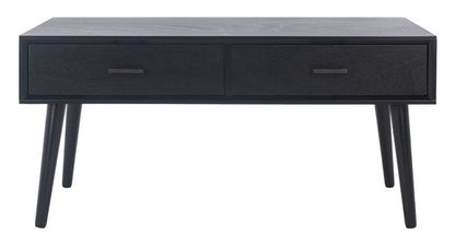 Safavieh Mozart Mid   Century 2 Drawer Coffee Table | Coffee Tables | Modishstore - 5