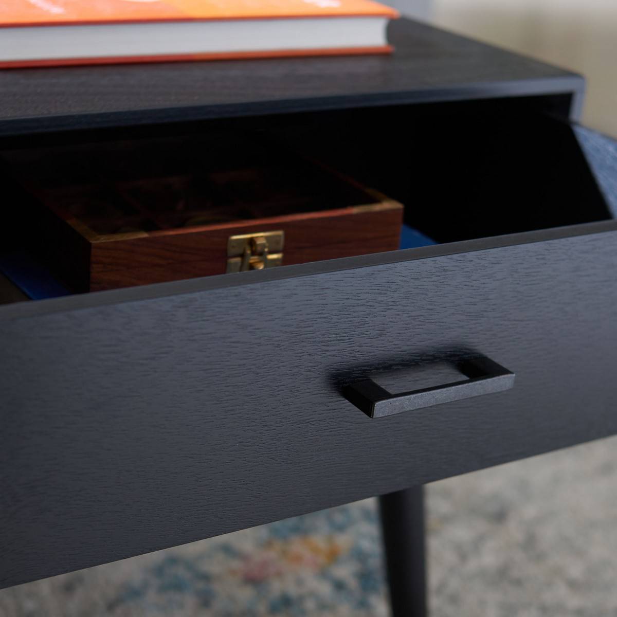 Safavieh Mozart Mid   Century 2 Drawer Coffee Table | Coffee Tables | Modishstore - 8