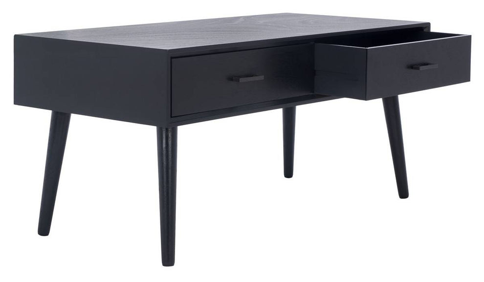Safavieh Mozart Mid   Century 2 Drawer Coffee Table | Coffee Tables | Modishstore - 7