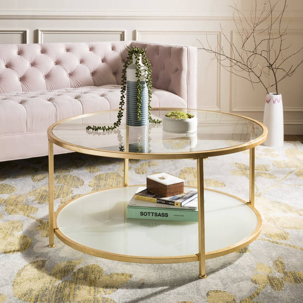 Safavieh Ivy 2 Tier Round Coffee Table | Coffee Tables | Modishstore - 2