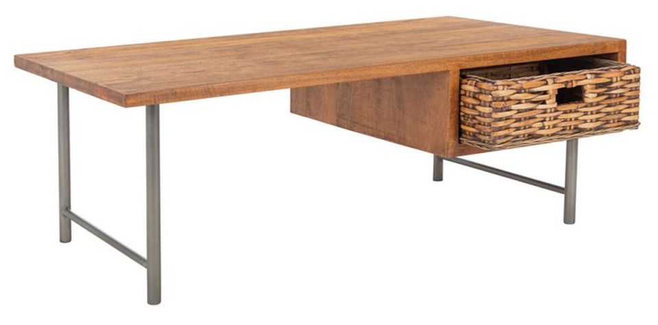 Safavieh Allester 1 Rattan Drawer Coffee Table | Coffee Tables | Modishstore - 3