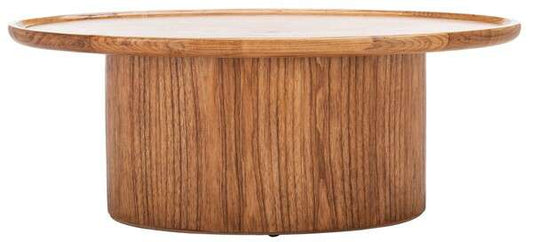Safavieh Flyte Oval Coffee Table - Natural | Coffee Tables | Modishstore
