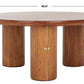 Safavieh Mork 3 Leg Round Coffee Table - Natural | Coffee Tables | Modishstore - 3