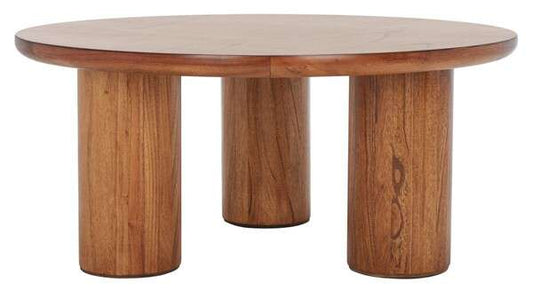 Safavieh Mork 3 Leg Round Coffee Table - Natural | Coffee Tables | Modishstore