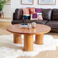 Safavieh Mork 3 Leg Round Coffee Table - Natural | Coffee Tables | Modishstore - 4
