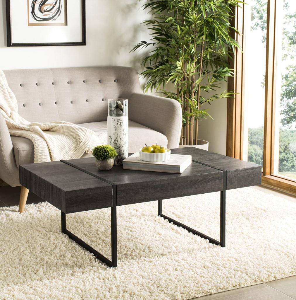 Safavieh Tristan Rectangular Modern Coffee Table | Coffee Tables | Modishstore - 2