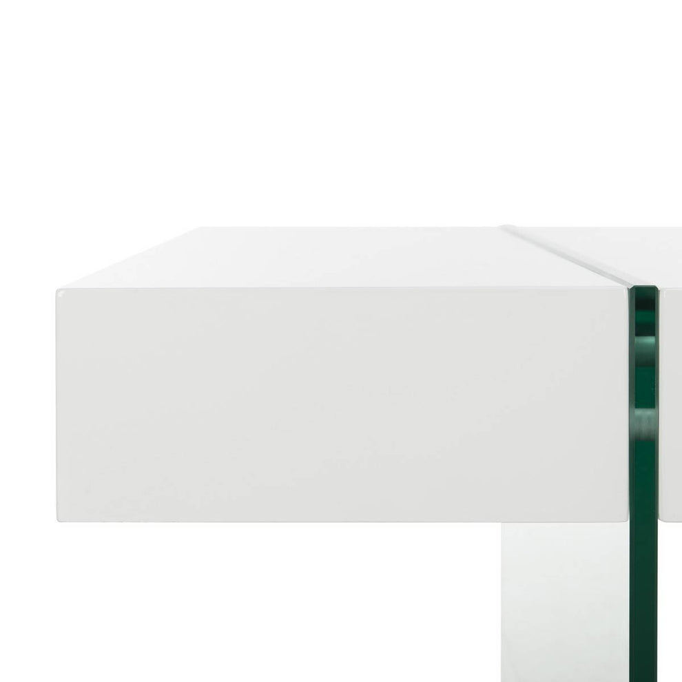 Safavieh Jacob Rectangular Glass Leg Modern Coffee Table | Coffee Tables | Modishstore - 3