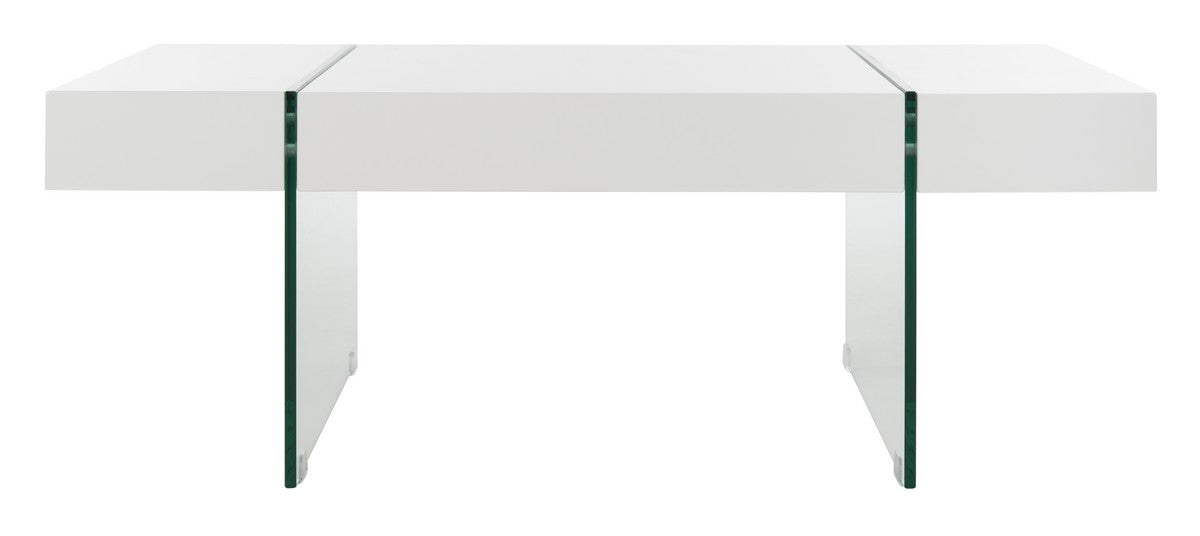 Safavieh Jacob Rectangular Glass Leg Modern Coffee Table | Coffee Tables |  Modishstore 