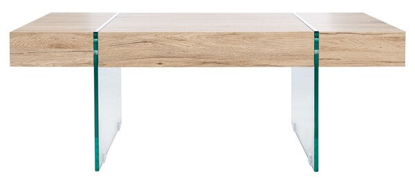 Safavieh Jacob Rectangular Glass Leg Modern Coffee Table | Coffee Tables | Modishstore - 4