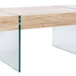 Safavieh Jacob Rectangular Glass Leg Modern Coffee Table | Coffee Tables |  Modishstore  - 7