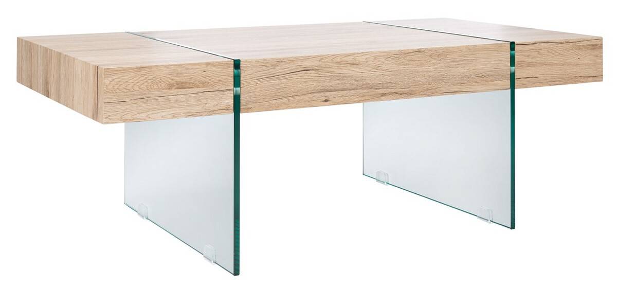 Safavieh Jacob Rectangular Glass Leg Modern Coffee Table | Coffee Tables | Modishstore - 7