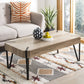 Safavieh Liann Rustic Midcentury Wood Top Coffee Table | Coffee Tables |  Modishstore  - 2