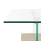 Safavieh Kayley Rectangular Modern Glass Coffee Table | Coffee Tables | Modishstore - 4