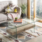 Safavieh Kayley Rectangular Modern Glass Coffee Table | Coffee Tables | Modishstore - 2