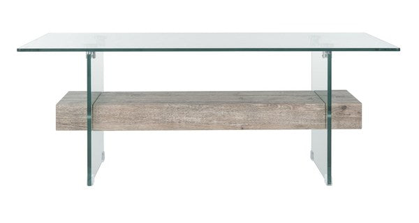 Safavieh Kayley Glass Coffee Table | Coffee Tables | Modishstore - 3