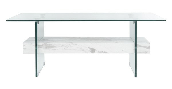 Safavieh Kayley Glass Coffee Table | Coffee Tables | Modishstore - 7