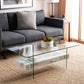 Safavieh Kayley Glass Coffee Table | Coffee Tables | Modishstore - 8